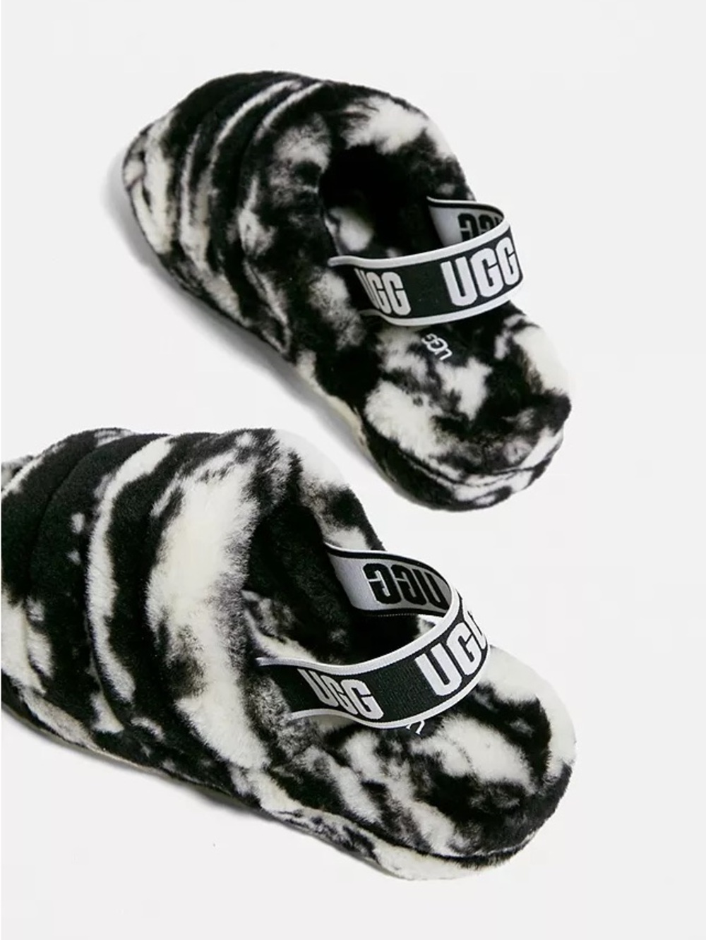 UGG Fluff Yeah Marble Slide Sandals